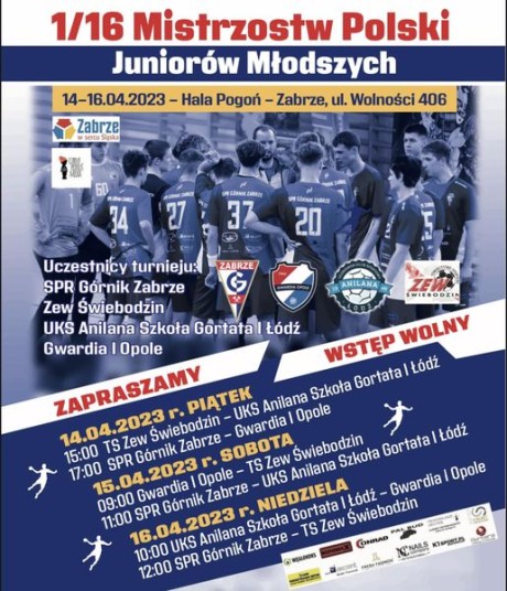 Mistrzostwa Polski Juniorów Młodszych w Zabrzu!