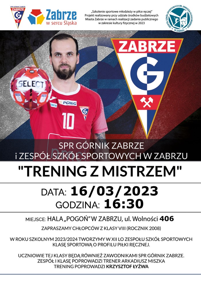 Trening z Mistrzem już w czwartek!