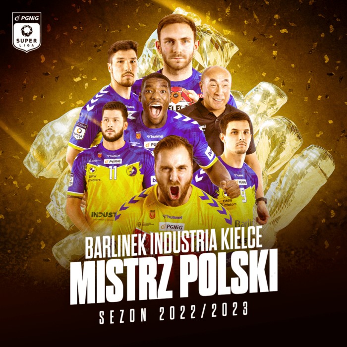 Barlinek Industria Kielce Mistrzem Polski! Gratulujemy!