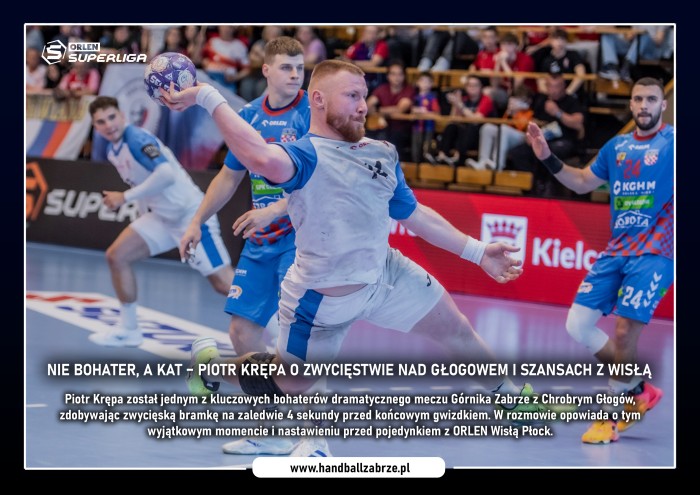 Nie bohater, a kat – Piotr Krępa o zwycięstwie nad Głogowem i szansach z Wisłą