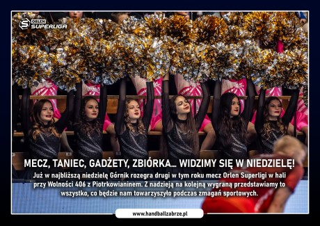 Mecz, taniec, gadżety, zbiórka… Widzimy się w niedzielę!