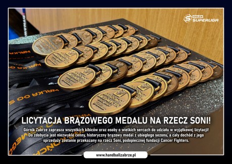 Licytacja brązowego medalu na rzecz Soni!
