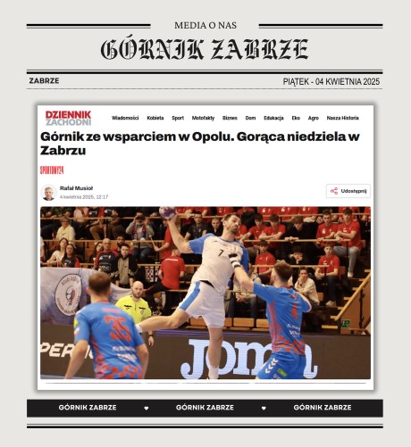 DZIENNIK ZACHODNI: Górnik ze wsparciem w Opolu. Gorąca niedziela w Zabrzu