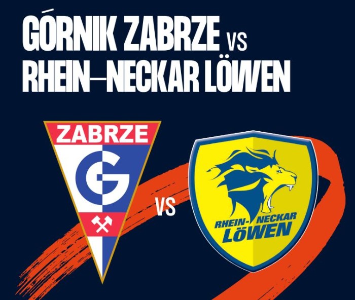 Program meczowy Górnik Zabrze - Rhein-Neckar Loewen!