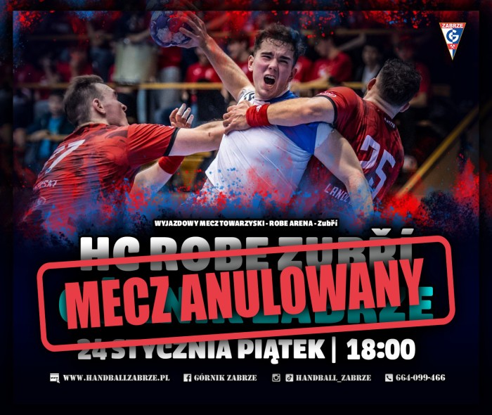 DZISIEJSZY MECZ ODWOŁANY!