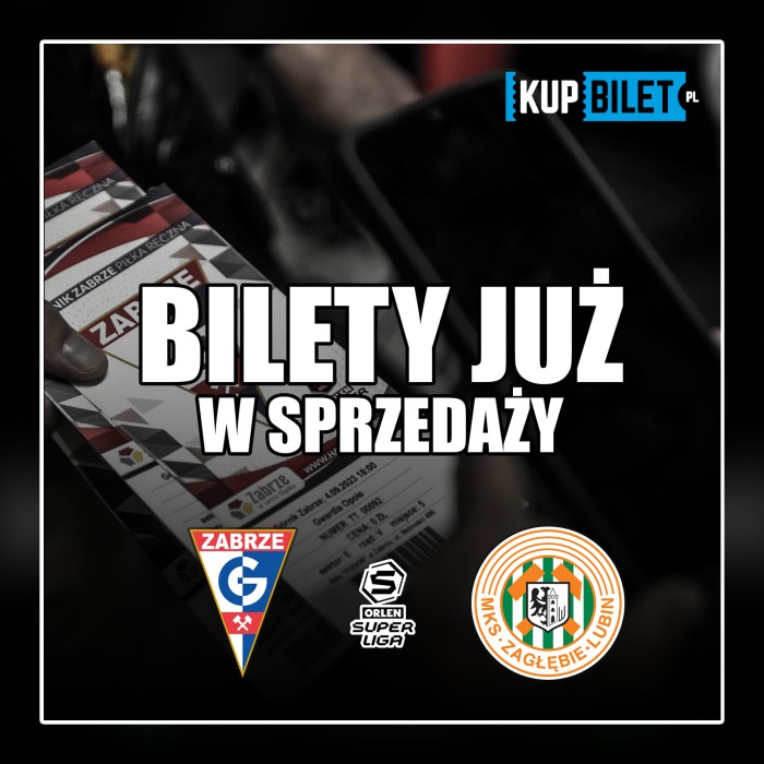 Bilety na mecz z Zagłębiem Lubin już w sprzedaży!