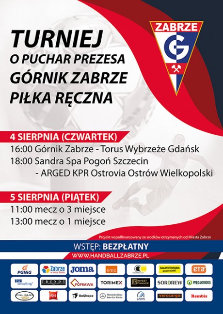 Turniej o Puchar Prezesa Górnika Zabrze już za tydzień!