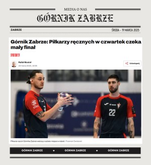 DZIENNIK ZACHODNI: Piłkarzy ręcznych w czwartek czeka mały finał!
