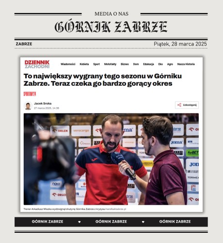 DZIENNIK ZACHODNI: To największy wygrany tego sezonu w Górniku Zabrze. Teraz czeka go bardzo gorący okres