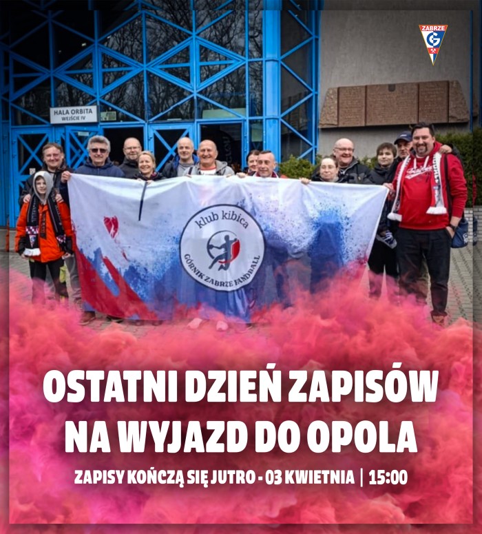 Ostatni dzień zapisów na wyjazd do Opola!