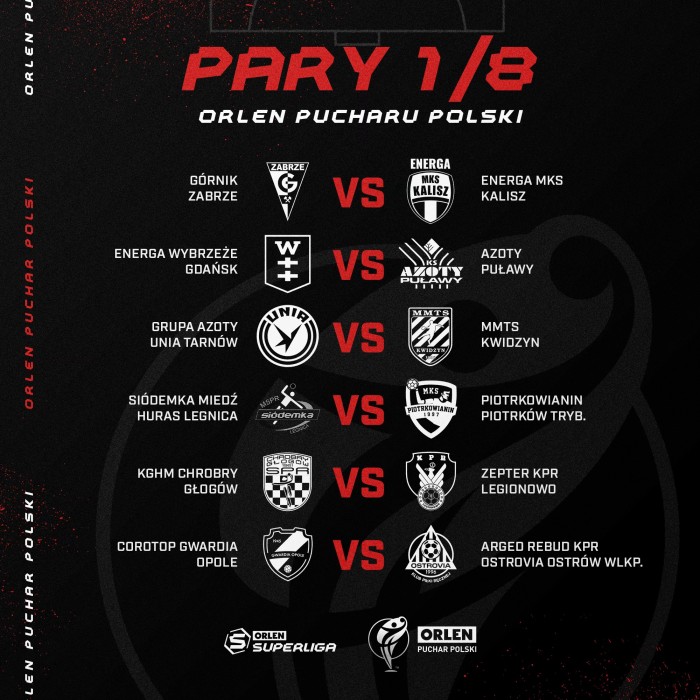 Górnik w Pucharze Polski zmierzy się z Energą MKS Kalisz!